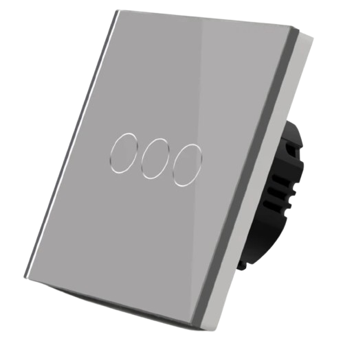 выключатель Bseed 3х - grey